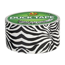Load image into Gallery viewer, Duck Brand 1398132 Printed Duct Tape Single Roll, 1.88 Inches x 10 Yards, Zebra