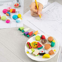 Load image into Gallery viewer, Mr. Pen- Food Erasers, Erasers, 30 Pack, Puzzle Erasers, Take Apart Erasers, Fruit Erasers, Pull Apart Erasers, Erasers for Kids, Fun Erasers, Gifts for Kids, Prizes for Kids Classroom, Pencil Erasers