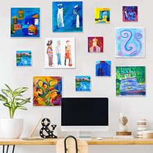 Load image into Gallery viewer, MIAHART Multi-Pack Stretched White Blank Canvas 8 Pack Artist Blank Canvas Frame in 4x4", 6x8", 8x12",12x16" for Acrylic, Oil Water Painting Board Wet or Dry Art Media Artists