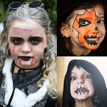 Load image into Gallery viewer, Face Paint Kit for Kids, Professional Quality Face & Body Paint, Hypoallergenic Safe & Non-Toxic, Easy to Painting and Washing, Ideal for Halloween Party Face Painting, 15 Colors with Two Brush