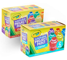 Load image into Gallery viewer, Crayola Washable Kids Paint, 12 Count, Amazon Exclusive, Gift, Assorted and Glitter