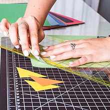 Load image into Gallery viewer, 1PCS Exacto Knife Hobby Knife with Safety Cap and Craft Ruler and 20PCS Exacto Blades for Crafting and Cutting Carving Scrapbooking Art Work Cutting (Blue)