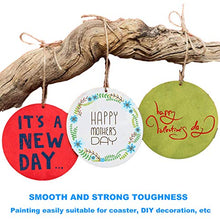 Load image into Gallery viewer, WLIANG 25 Pcs 4 Inch Unfinished Wood Circles Round Disc Cutouts, Natural Blank Wooden Rounds Cutouts, Blank Round Wooden Circles for DIY Crafts, Painting, Staining, Coasters Making, Home Decorations