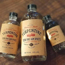 Load image into Gallery viewer, 16 Oz 100% Pure Gum Spirits of Turpentine