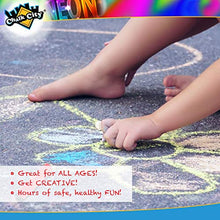 Load image into Gallery viewer, Regal Games Sidewalk Neon Chalk, 20 Count Chalk, Jumbo Chalk, Washable, Art Set