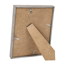 Load image into Gallery viewer, Sindcom 8x10 Picture Frame with High Definition Glass Face, Display Pictures 5x7 with Mat or 8x10 Without Mat, Rustic Photo Frames Collage for Wall or Tabletop Display,Set of 3,Light Grey