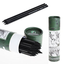 Load image into Gallery viewer, Artist Charcoal Sticks 24 PCS Professional Manga Non-wood Woodless Sketch Drawing Charcoal Pencil Black / Graphite / Soft