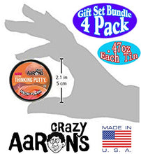 Load image into Gallery viewer, Crazy Aaron's Putty Mini Tins (.47oz Each) Neon Flash, Love is in The Air, Amethyst Blush & Ion Gift Set Bundle - 4 Pack