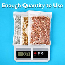 Load image into Gallery viewer, Crushed Glass 300 g Irregular Glass Chips Irregular Tumbled Glass Beads for Epoxy Resin Mold, Nail Art Decoration, Craft, Phone Case Making, Scrapbooking, Jewelry Making (Gold, Silver, Rose Gold)