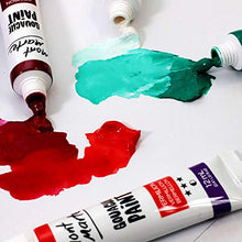 Load image into Gallery viewer, Mont Marte Signature Gouache Paint, 12 x 0.4oz (12ml), Semi-Matte Finish, 12 Colors, Suitable for use with Canvas, Watercolor Paper, Watercolor Paints and Mixed Media