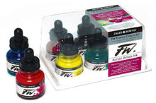 Load image into Gallery viewer, Daler-Rowney FW Acrylic Artists Ink, Set of 6 Primary Colors (160100006)