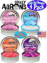 Load image into Gallery viewer, Crazy Aaron's Putty Mini Tins (.47oz Each) Neon Flash, Love is in The Air, Amethyst Blush & Ion Gift Set Bundle - 4 Pack