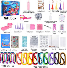 Load image into Gallery viewer, SHULAN Paper Quilling Kits for Adults Beginner Quilling Kit with Instructions Quilling Craft Kit for DIY Learning Class, Home Decoration, Birthday Gift