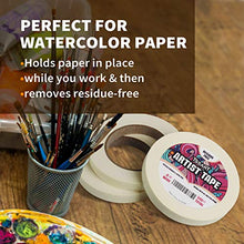 Load image into Gallery viewer, TSSART 3 Pack White Artist Tape - Masking Artists Tape for Drafting Art Watercolor Painting Canvas Framing - Acid Free 0.6inch Wide 540FT Long Total