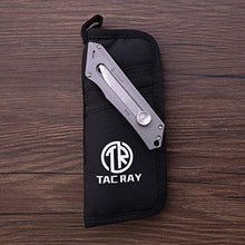 Load image into Gallery viewer, TACRAY Titanium Utility Knife, a Multi-Functional Box Cutter with Retractable and Replaceable Blade, Clip Knife for Daily Cutting Tasks