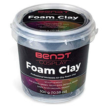 Load image into Gallery viewer, Moldable Foam Clay by Bendt Cosplay- Light Weight, Air Dries Dense Like EVA Foam, Sands and Paints Easily, Non-Toxic (Black, 300g)