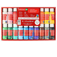 Load image into Gallery viewer, Craft Smart Acrylic Paint Set Value Pack, 16 Colors – All-Purpose Paint Kit for Beginners and Professionals