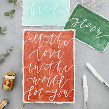 Load image into Gallery viewer, SAKURA Gelly Roll Classic Gel Pens, Opaque White Ink, Ass't Tips 05/08/10, 6 PK 57461