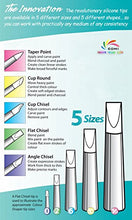 Load image into Gallery viewer, COMIART Clay Sculpture Tools Silicon Color Shapers Painting Brushes Size 6