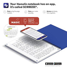 Load image into Gallery viewer, HAMELIN College Ruled Notebooks, Spiral bound, 70 sheets Assorted Colors Pack 3, "8"x10.5"