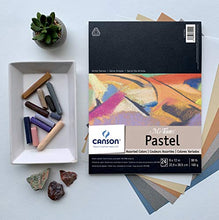 Load image into Gallery viewer, CANSON Mi-Teintes Pastel Pad, Assorted Colors 9"X12" Fold Over (100510864)