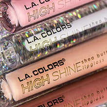 Load image into Gallery viewer, L.A. COLORS High Shine Shea Butter Lip Gloss, Clear, 0.14 Ounce