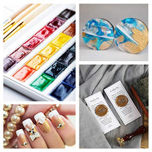Load image into Gallery viewer, Epoxy Resin Dye - 24 Colors Mica Powder - Pigment Powder for Slime, Nail Polish, Epoxy Resin, Soap Colorant, Tumbler, Polymer Clay