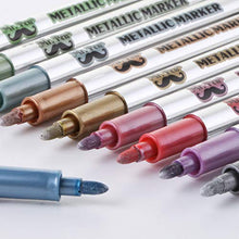 Load image into Gallery viewer, Mr. Pen- Metallic Markers, Metallic Paint Pens, 10 Pack, Colorful, Metallic Permanent Markers, Metallic Pens, Glitter Paint Pens, Metallic Paint Markers, Metallic Markers Permanent, Metallic Paint Set