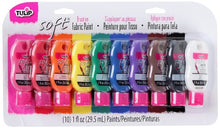 Load image into Gallery viewer, Tulip Soft Fabric Paint Kits - 10pk Rainbow-Tulip 5 Color Fabric Paint (10 Pack)