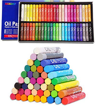Load image into Gallery viewer, Drawing Pastels Chalk Pastels Art Crayons Non-Toxic Soft Oil Pastels Washable Round Pastel Sticks for Artist and Professional Beginners Students Kids DIY Crafting Painting Drawing Graffiti Artwork