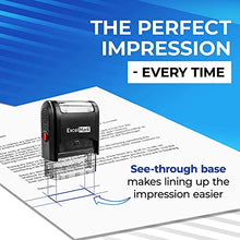 Load image into Gallery viewer, Self Inking Rubber Stamp with up to 4 Lines of Custom Text (42A1848)