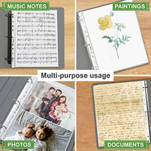 Load image into Gallery viewer, TYH Supplies 200-Pack Economy 11 Hole Clear Sheet Protectors 8-1/2 x 11 Inch Non Vinyl Acid Free