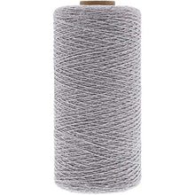 Load image into Gallery viewer, Grey Cotton Loom Warm Thread Rolls, 800 Yards Each (2 Pack, 1600 Yards)