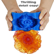 Load image into Gallery viewer, Silicone Mold Making Kit, Mold Making Silicone Rubber 30A, Platinum Silicone Mold Making Rubber, 1:1 by Volume, Ideal for Casting Resins Molds & Silicone Molds N.W 2.2 lb (Sapphire Blue)