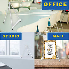Load image into Gallery viewer, Aluminum Table Easel 20" x 24" Display with Rubber Feet, Hold Canvas,Poster, Frame, Painting(Silver,1 Pack)