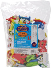 Load image into Gallery viewer, Darice 106-605 200/Pack Foamies Alphabet Sticker, 2-Inch, Assorted Color