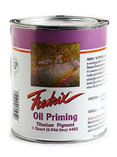 Load image into Gallery viewer, Fredrix Oil Priming - Titanium Dioxide quart can