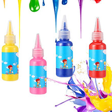 Load image into Gallery viewer, Homkare Finger Paint 12 Colors Non Toxic Washable Finger Paints for Toddler Kids Finger Paint Set for DIY Crafts Painting (12 x 30ml/1.01 fl.oz)