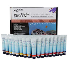 Load image into Gallery viewer, Mont Marte Premium H2O Water Mixable Oil Paint Set, 36 Piece, 18ml Tubes. Mixable with a Range of Mediums. Easily Washes Up with Water.