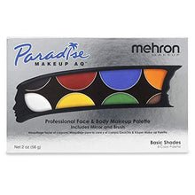 Load image into Gallery viewer, Mehron Makeup Paradise AQ Face & Body Paint 8 Color Palette (Basic)