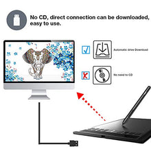 Load image into Gallery viewer, UGEE M708 Graphics Tablet, 10 x 6 inch Large Active Area Drawing Tablet with 8 Hot Keys, 8192 Levels Pen, UGEE M708 Graphic Tablets for Paint, Digital Art Creation Sketch