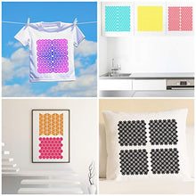 Load image into Gallery viewer, 6 Set Sacred Geometric Honeycomb Stencils, 7Inch Sashiko Stencil Art Painting Templates for Scrapbooking Drawing Tracing DIY Furniture Wall Floor Décor
