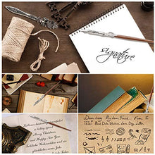 Load image into Gallery viewer, Gcquill Calligraphy Pen Set Wooden Calligraphy Pen Handcrafted Wooden Dip Pen Gift Set 5 Ink Bottle Writing Case Best Gift For Husband Or Wife