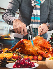 Load image into Gallery viewer, Butane Torch with Fuel Gauge,Homitt Refillable Cooking Torches with One-handed Operation &Safety Lock,Adjustable Flame,Fit All Butane Tanks Kitchen Culinary Butane Torch for Cooking,Baking,BBQ