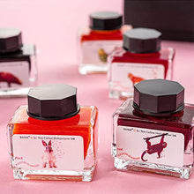 Load image into Gallery viewer, ZZKOKO Calligraphy Set India Ink, 12 Colors Shimmer Dip Pen Ink Set, Art Writing Drawing Ink Bottles, 6.0 oz, Set of 12, Gift Box (Animal Series)