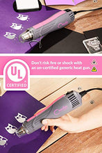 Load image into Gallery viewer, Heat Gun Chandler Tool Dual Temp Hot Air Gun for Crafts, Epoxy Resin, Shrink Wrap, Vinyl, Embossing, Electronics, Phone Repair & DIY (Pink)