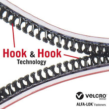 Load image into Gallery viewer, VELCRO Brand - VEL-30180-USA ALFA-LOK Fasteners | Heavy Duty Snap-Lock Technology | Self-Engaging and Multidirectional Use | Black, 1 inch Squares, 16 Sets