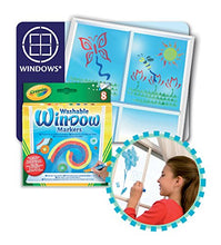 Load image into Gallery viewer, Crayola Washable Window Markers, Car Window Markers, 8 Count