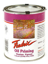 Load image into Gallery viewer, Fredrix Oil Priming - Titanium Dioxide quart can