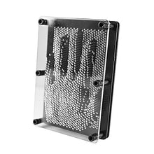 Load image into Gallery viewer, Super Z Outlet Classic 3-Dimensional Pin Art Board Metal Silver Toy for Sculptures, Children & Adults Learning Gift